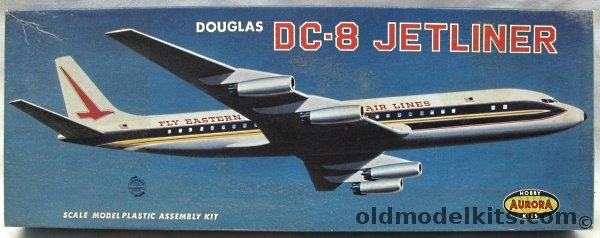 Aurora 1/103 Douglas DC-8 Jetliner - 'Fly Eastern Airlines' Old Logo, 388-249 plastic model kit